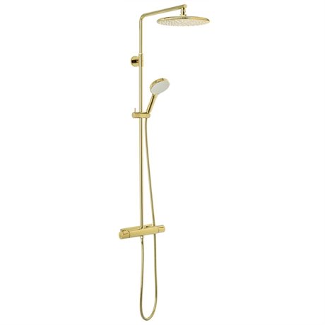 Damixa Silhouet mässing takduschpaket 160 C-C