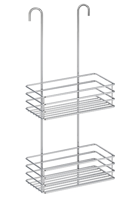 Beslagsboden Dubbel duschkorg för duschblandare
