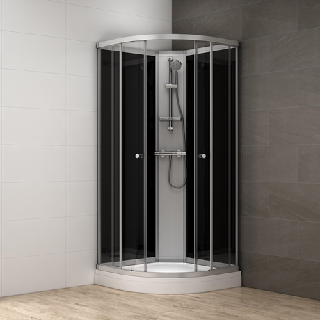 Victoria 90 A L svart Standard med termostatblandare