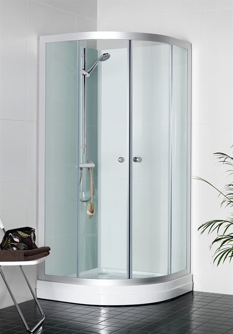 Duschkabin Hafa Inspire 90X90 Round inkl. termostatblandare