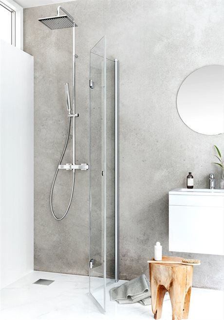 Hafa Igloo Pro Vik duschdörr 90 Klarglas