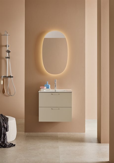 Hafa Sand 600 Tvättställsskåp Beige