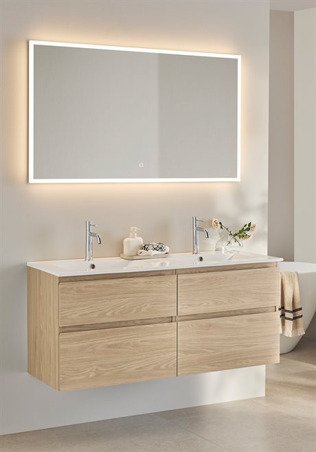 Hafa Style Tvättställsskåp Ljus Ek 1200D mm 