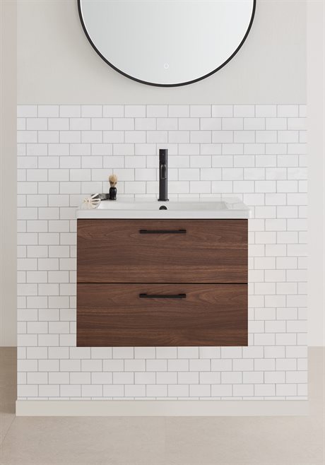 Noro Neo Tvättställsskåp Valnöt 600 mm